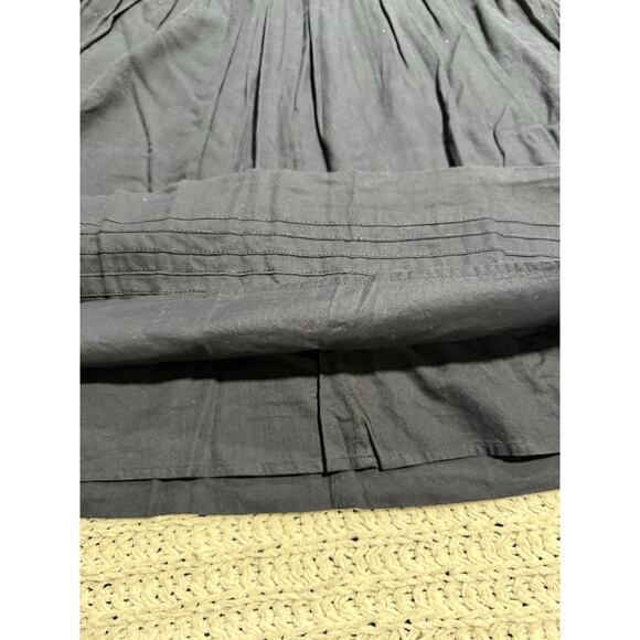 Ann Taylor Loft Pleated Dress Sleeveless Lined Womens 10 Petite Off White Blue - Picture 8 of 10